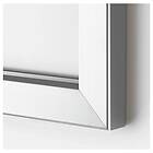 IKEA BJÖRKSTA ram, aluminiumfärg, 200x140 cm, cm 200x140 cm