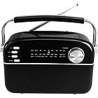 Manta FM/AW/SW portable radio with solar panel