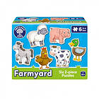 Orchard Toys Pussel Farmyard 6 x 2 Bitar