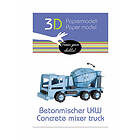 3D papperspussel, Cementblandare