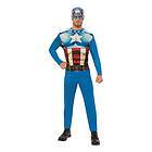 Captain America Maskeraddräkt X-Large