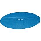 Intex Poolöverdrag solenergi blå 206 cm polyeten