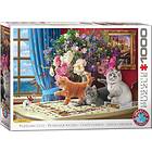 Eurographics Pussel Puzzling Cats 1000 Bitar