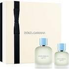 Dolce & Gabbana Light Blue Pour Homme EDT Duo Gift Set NEW Presentförpackning för män
