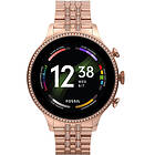 Fossil Klockarmband Smart klocka FTW6077 Stål Rosévin 18mm