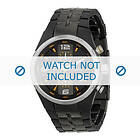 Fossil klockarmband CH2490 Gummi plast Svart