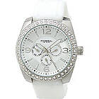 Fossil Klockarmband BQ9368 Silikon Vit 22mm