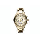 Fossil Klockarmband CH2791 Rostfritt stål Guldpläterad 22mm