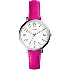 Fossil Klockarmband ES4089 Läder Rosa 14mm