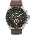 Fossil Klockarmband CH2885 Läder Brun 22mm