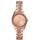 Fossil Klockarmband ES4509 Rostfritt stål Rosévin 16mm