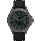Fossil Klockarmband BQ1639 Silikon Svart 22mm