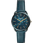 Fossil Klockarmband ES4423 Läder Grön 16mm