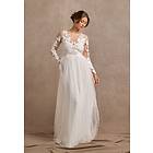 Bubbleroom Occasion Floral Embroidered Tulle Wedding Gown
