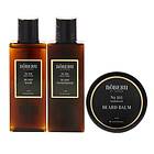 Noberu of Sweden No 104 Tobacco Vanilla Beard Wash Conditioner 130ml & No 101 Sandalwood Beard Balm 50ml