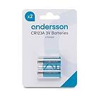Andersson CR123A Lithium 2-pack
