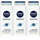 Nivea MEN Sensitive shower gel economy pack 3 x 500ml