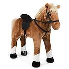 Small Foot Wooden Hobby Horse Brown Standing with Sound