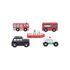 Bigjigs Wooden Vehicles 5pcs.