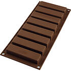 Silikomart My Snack silikonform för bars 8 st 10x2,6x1,6 cm