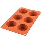 Silikomart Silikonform Muffins 6 st 6,9x3,5 cm