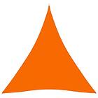 vidaXL Solseil oxfordstoff trekantet 6x6x6 m oransje