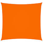 vidaXL Solseil Oxfordstoff kvadratisk 3x3 m oransje