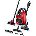 Series 6, Bagged vacuum cleaner, ProAnimal, Red, BGL6PET3