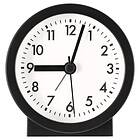 Clas Ohlson Analog vekkerklokke med lydløse visere, 8,9 cm