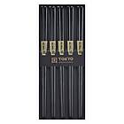Tokyo Design Studio Ätpinnar 5 pack, rostfritt stål, black