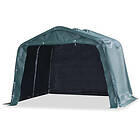 vidaXL Vindskydd för boskap PVC 550g/m² 3,3x3,2 m mörkgrön 3055647