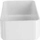 Clas Ohlson Organizer Calm förvaringslåda i vit plast S – 17 x 8,5 x 4,5 cm