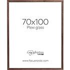 Focus Soul Walnut veneer 70X100 Plexi