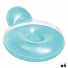 Intex Uppblåsbar stol för pool Rund 137x122 cm