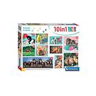 Clementoni Jigsaw Puzzle Super Color 10in1 Animal Friends Golv