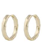 Snö Of Sweden Domino Hoop Earring Gold 20mm