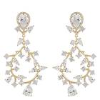 Snö Of Sweden Friday Branch Pendant Earring Gold Onesize
