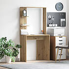 vidaXL Artisan Ek Skrivbord Artisan Ek Konstruerat Trä Standard Hyllor