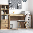 vidaXL Skrivbord Artisan ek Spånskiva Medium Hållbart