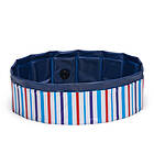 Beeztees Doggy Dip plaskdamm för hundar, blå Storlek M: Ø 120 x H 30 cm
