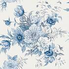 Boråstapeter Blue & White Floral Charm tapet 6140