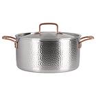 MyOutdoorKitchen Casserole with Lid 24 cm 5,65 Litres Stainless