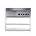 MyOutdoorKitchen Nordic Line Free-standing gas grill with 5 burners Stainless