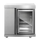 MyOutdoorKitchen Stainless Collection Module with refrigerator and storage cabin