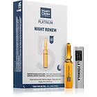 MartiDerm Platinum Night Renew intensive serum to support collagen production 5x