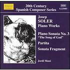 Soler, Maso Piano Music CD