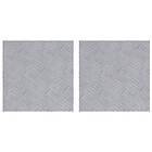 vidaXL Aluminium Checker Plates 2 st Antiskl 30x30 cm