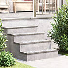 vidaXL Aluminium Rutig Plattor 2 st Rutschfri 60x20 cm