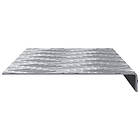 vidaXL Aluminium Trapstegsmattor 10 pcs Halkfria 60x18 cm