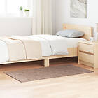 vidaXL Lyxig Matta med Latexbakgrund Brun 80x150 cm